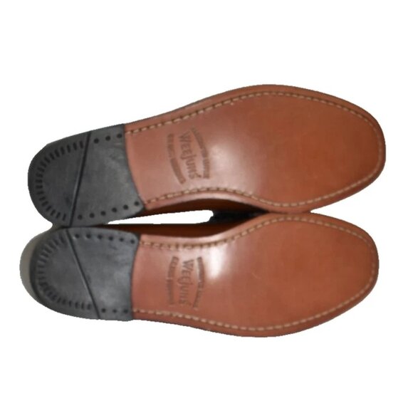 New! G.H. BASS Larson Contrast Penny Loafer Brown White Size 9.5 DD500 main image 3